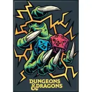 ATA-BOY DUNGEONS & DRAGONS HAND WITH DICE MAGNET 2.5” X 3.5” NEW