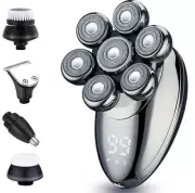 5 In 1 Electric multi Function Shaver 7 Head Beard Trimmer Hair Cutter For Men