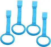 Abaodam Baby Pull up Bar Toddler Pull Tab Baby Bed Hand Rings Infants Stand up Rings Crib Accessory Baby Movement