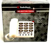 New Sealed Radio Shack Big Button Phone 43-341 One Touch Emergency - 10# Memory