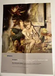 Kent Williams Amalgam 2006 @ Merry Karnowsky LA art show flyer poster Rare