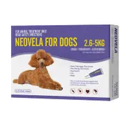 Neovela Flea And Worming for Small Dogs (Selamectin) - 2.6kg to 5kg (4 Pack)