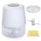 100ML Electric Garlic Chopper，Cordless Mini Food Processor with Separation Pa...