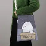 WE BARE BEARS 熊熊遇見你 - 帆布側背包