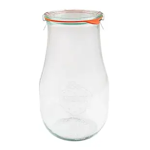 德國 Weck 玻璃罐 甜湯壺 飲料果汁壺 燕麥罐 2700ml Tulip Jar 739 (附密封圈L)【心心哈德】現貨 全館499超取免運｜全場下殺★滿額再享折扣