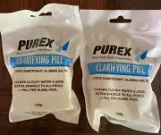 Purex sparkle pill flocculent clarifier pool clear water cloudy 2 Tablets