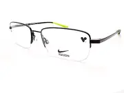 Nike Flexon Reading Glasses from +0.75 to +3.50 Black with Green Tips 4306 004