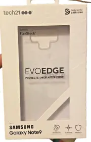 Tech21 Evo Edge FlexShock for Samsung Galaxy Note9 Clear - Brand New!