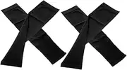 LIFKOME Elastic Arm Protectors Sun Blocking Arm Sleeve Sports Sleeves for Boys Summer Arm Sleeves White Nylon