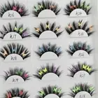 Glitter Butterfly Lashes Colorful False Eyelashes 5D Mink Lashes Daily