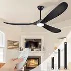 72" Ceiling Fans with Lights and Remote Control, Outdoor Ceiling Fan with Lights