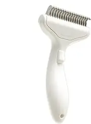 Pet Deshedding Comb - Skin Friendly Grooming Tool Gradual Curved For Dogs, Cats, And Puppies - Widened Cutters Skin Friendly Deshedding Grooming Tool For Shedding And Haired Pets