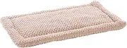 Flamingo Jacquard Cushion - Rectangular Taupe - Perfect for Wire Cages - 70.5cm x 41.5cm - Ideal for Dogs Such as Labrador, Beagle, Yorkshire Terrier etc