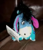Disney Eeyore Mini Bean Bag Plush Stuffed Dinosaur Winnie The Pooh 9" New NWT