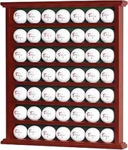 49-Ball Display Case Cabinet Rack, No Door, Mahogany Finish GB20-MAH