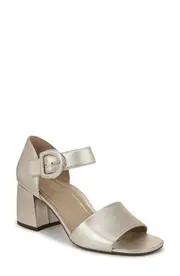 Vionic Chardonnay Block Heel Sandal in Gold at Nordstrom, Size 6