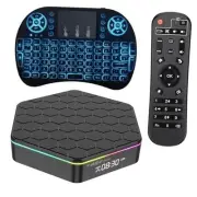 Android TV Box 12.0,T95ZPLUS H618 2GB RAM 16GB ROM with Backlit Mini Wireless