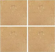 Worm Blanket 4Pcs 24x24in Jute Fiber Easy Cutting Worm Bin Blanket for Composting with Pull Ring Foldable Blankets for Farm Composting Bin