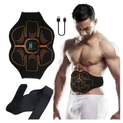 Wireless EMS Abdominal Muscle Electric Stimulator Arm Waist Body Smart Trainer Shaping Massage Patch Slimming Unisex Fit