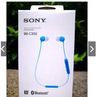 適用索尼 Sony WI C300 掛脖式藍芽耳機 無線入耳式耳機 運動耳機 立體聲 藍牙耳機