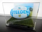 Signed Andrew Ettingshausen Cronulla Sharks NRL Steeden Football - Proof COA