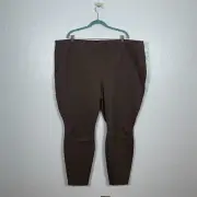 Carhartt Women Plus Size 3X Brown Force Fitted Midweight Utility Legging Pockets