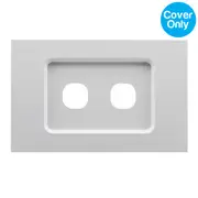 Clipsal Saturn ZEN 30 Series 2 Gang Grid & Plate White