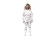 Beekeeping Suit Outfit Bee Hooded Cotton Ventilated Bee Keeping Protective Overalls