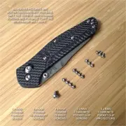 Benchmade 940-1 Osborne Knife 16 PC Custom Natural RAW Titanium Screw & Piv Set