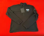 Arcteryx Delta LT Black 1/4 Zip Waffle Cardigan Jacket Polartec Men’s Size L