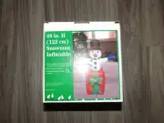 CHRISTMAS AIRBLOWN INFLATABLE 48" SNOWMAN NEW SEALED PRESENT NIB