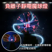 在飛比找松果購物優惠-USB等離子魔幻水晶燈靜電球 電漿球 閃光 靜電魔球 導電球