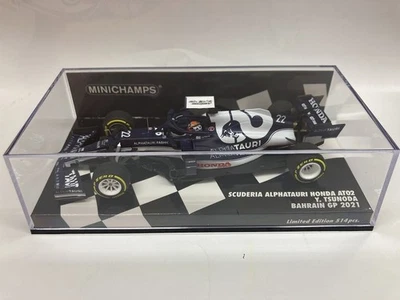 MINICHAMPS 1/43 Alpha Tauri Honda At02 F1 Bahrain Gp2021 Tsunoda Minicar
