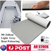 EVA Foam Boat Flooring Decking Sheet Nonskid Carpet with Adhesive, Light Gray