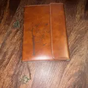 valley Embossed Faux Leather Refillable Journal Notepad New