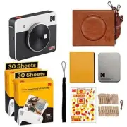 Kodak Instant Camera Mini Shot 3 Retro Cartridge + Accessories Bundle