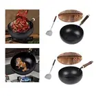 9.45inch Wok Pan Induction Cooker Boiling Cookware for Kitchen Home Hotel