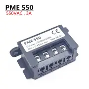 PME 550 UIN-max=550VAC Out=0.45Uin-max Max 3A. 1A DC brake rectifier