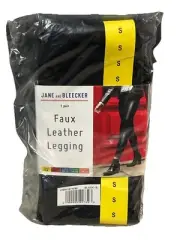 Jane and Bleecker Legging Faux Leather Small Black ⭐NEW⭐
