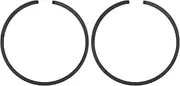 uxcell 2-Pack Piston Ring Set 30.5mm x 1.5mm Standard Piston Ring Piston Rings Electric Saw Replaces for Chainsaw Replacement Parts [Black]