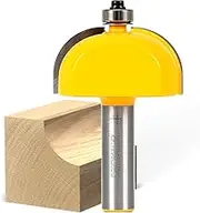 Yonico Cove Router Bits Edge Forming 3/4-Inch Radius 1/2-Inch Shank 13950