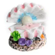 Aquarium Ornament Bubble Stone Bright Color Fake Coral Artificial Shells