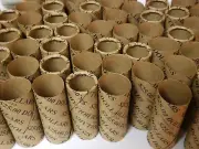 50 sm Dollar Size Paper Coin Wrappers. Pre-Crimped End Shotgun Rolls $25 Dollars
