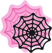 XMOLDNMS Halloween Spider Web Silicone Molds Spider Web Fondant Chocolate Mold for Halloween Cake Decoration Cupcake Topper Candy Paste Gum Chocolate Polymer Clay
