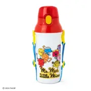 Sanrio Mr. Men Little Miss One Push Direct Plastic Bottle 480ml Japan NEW