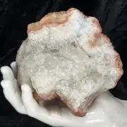 5-1/4” Quartz Crystal Cluster Natural Pink Red Colorful Large Geode 2.7Lb