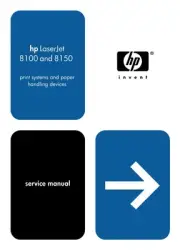 HP LaserJet 8100 / 8150 Series Service Manual(Parts & Diagrams)