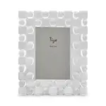 Tizo Clear Spheres & Squares Crystal Glass 4 x 6 Picture Frame
