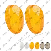 2x Motorcycle Turn Signal Light Lens For KAWASAKI EX250R NINJA 250R Vulcan Smoke