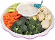 2 Pcs Chirp N Dip Appetizer Serving Tray with Bird Bowl Brand New